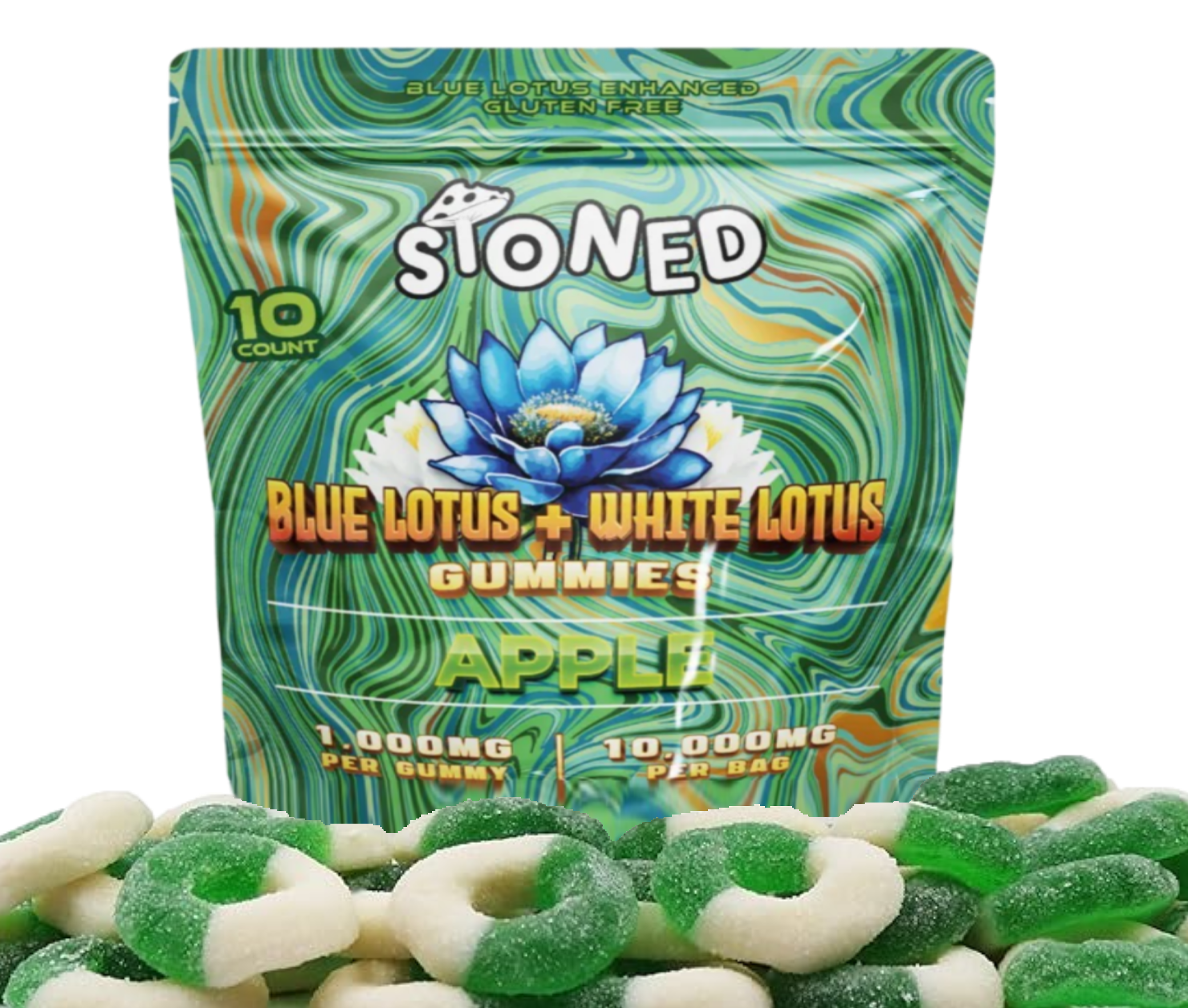BLUE LOTUS GUMMIES - APPLE