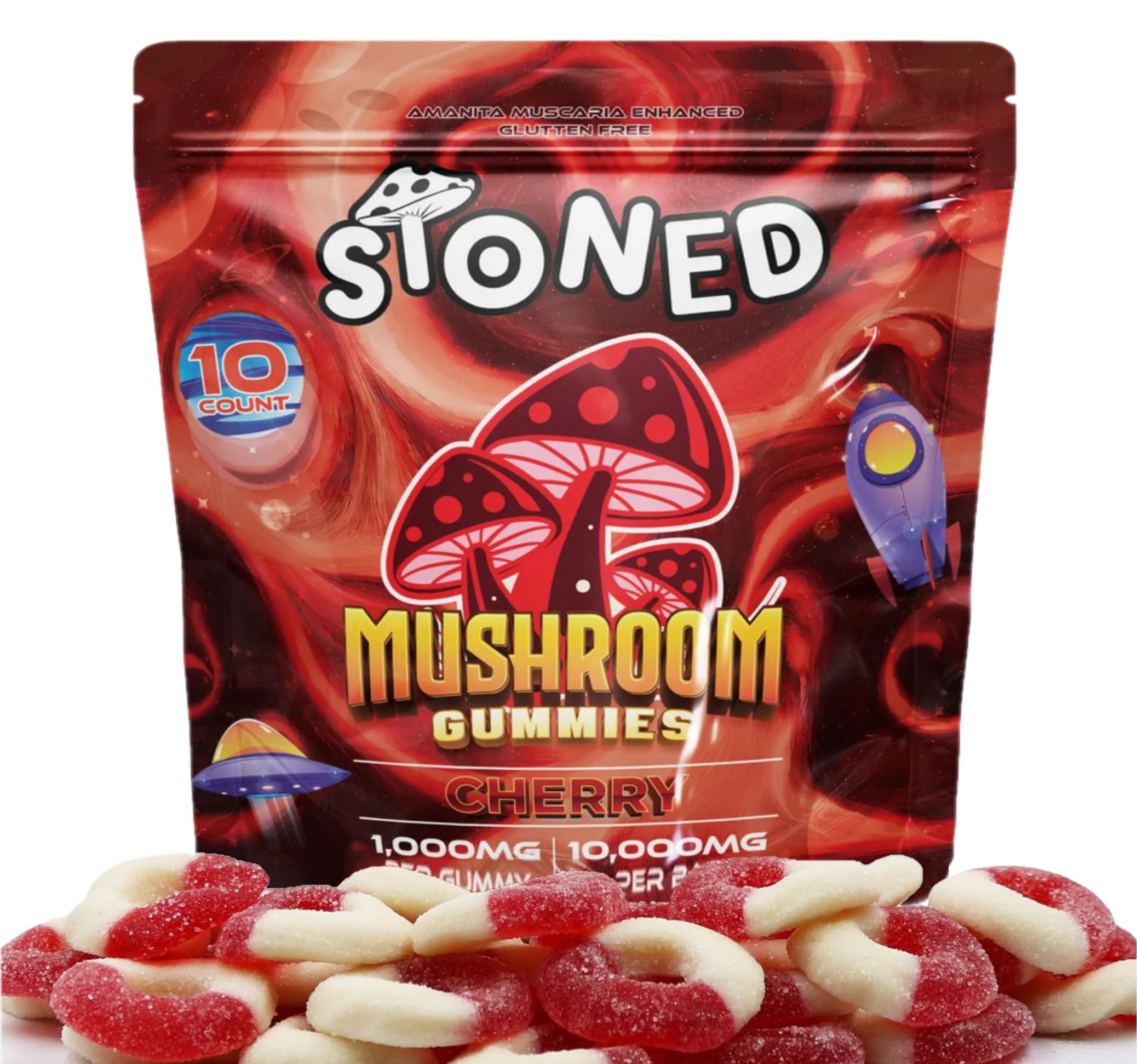MUSHROOM GUMMIES - CHERRY